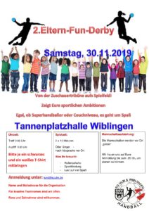 Eltern Fun Derby @ Tannenplatzhalle Wiblingen